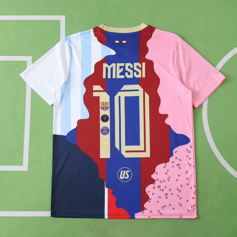 2025 Messi dres z dizajnom vseh njegovih klubov - na zalogi zdaj