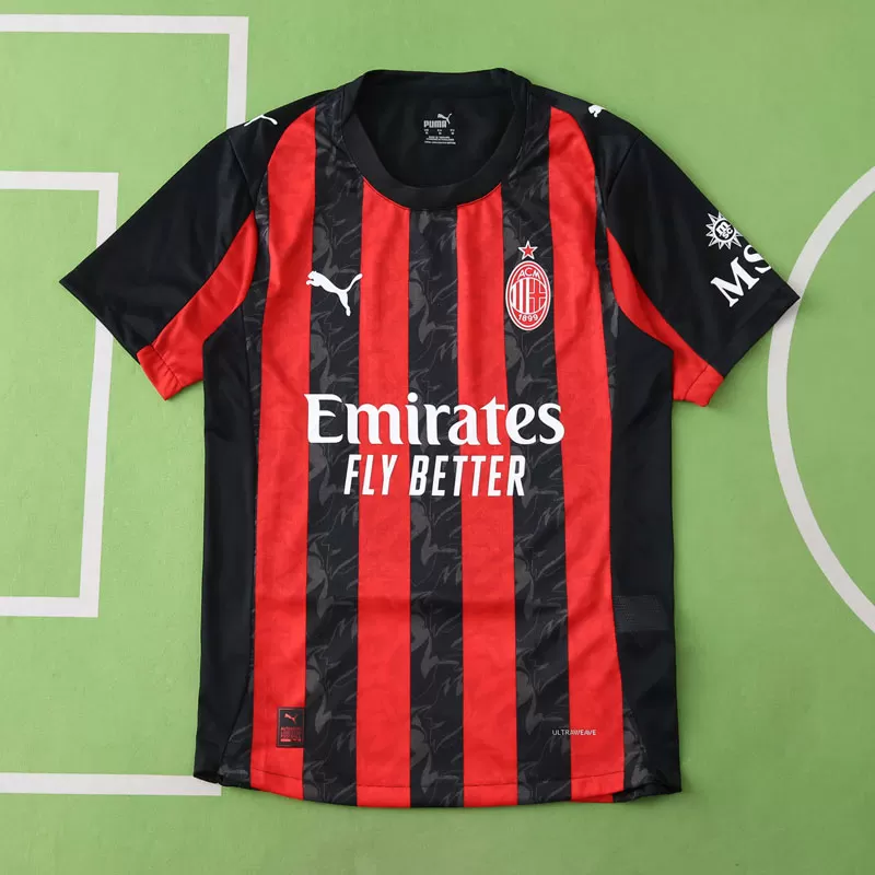 AC Milan 2025/26 domači nogometni dres - moška različica z hitro dostavo