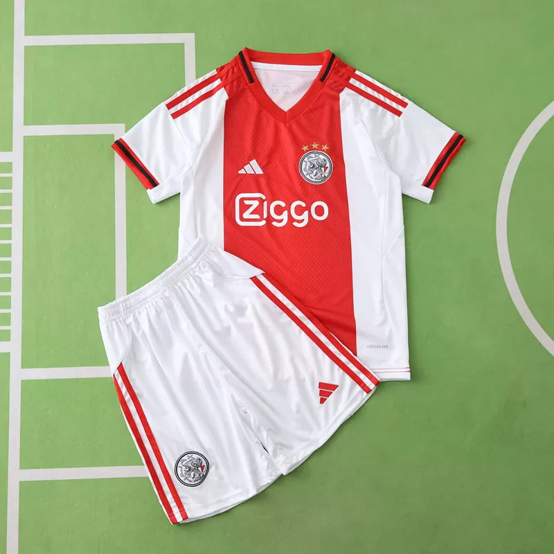 AFC Ajax domači otroški nogometni dres 2025/26 majica + kratke hlače