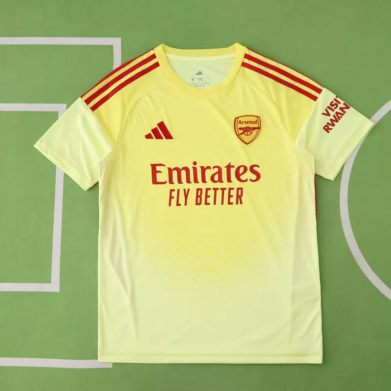Arsenal FC 2025/26 moški vratarjev dres - rumena različica