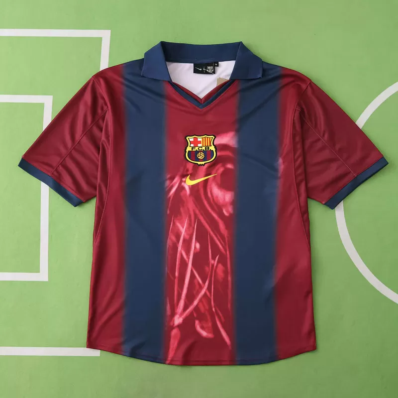 CJ x Barcelona retro nogometni dres - domači model iz sezone 2000/01