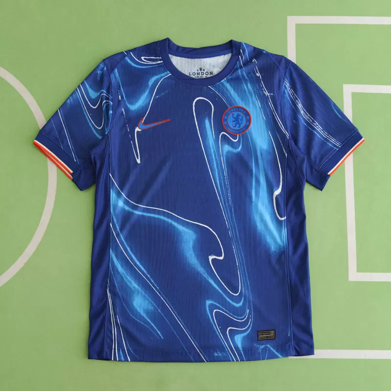Chelsea 2024/25 domači modri nogometni dres za moške