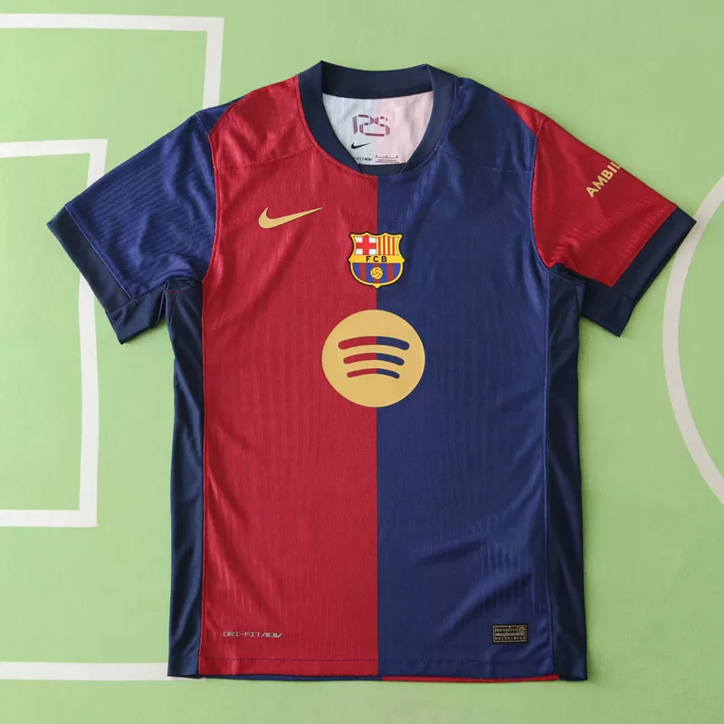 Domači nogometni dres FC Barcelona 2024/25 s kratkimi rokavi
