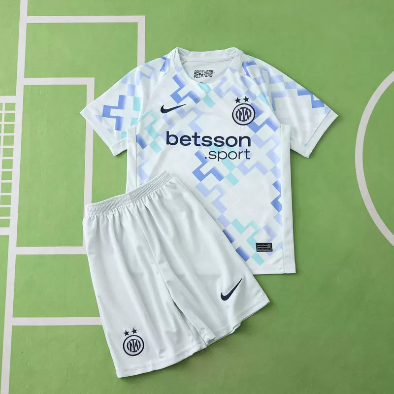 Inter Milan 2025/26 otroški dres za gostujoče tekme - majica + hlačke