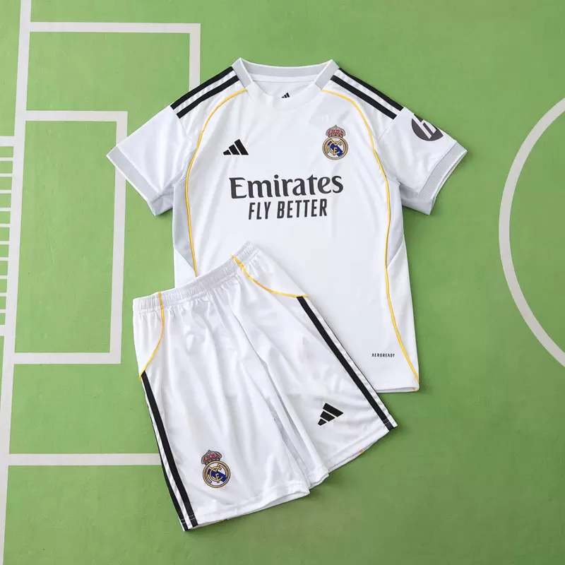 Kupite Otroški Nogometni Dresi kompleti Real Madrid domači 2025/26