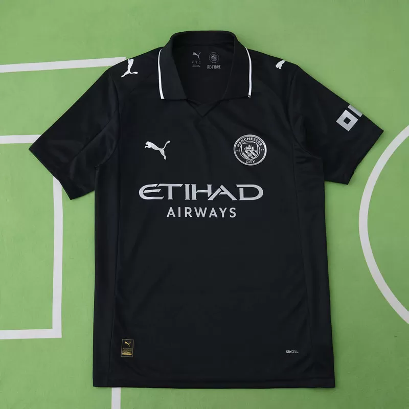 Kupite nogometni dresi Manchester City gostujoči črna 2025-26
