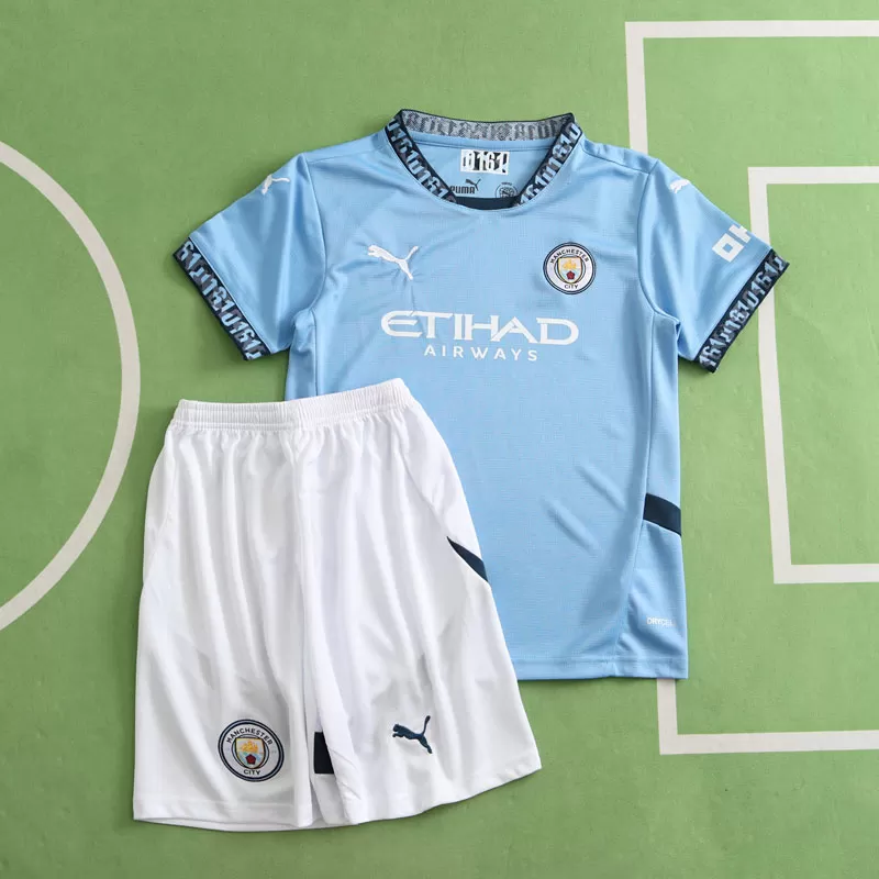 Kupite nogometni dresi za otroke Manchester City domači komplet sezona 2024/25