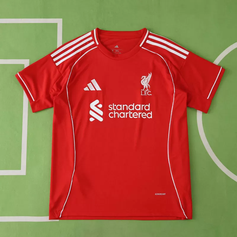 Liverpool moški domači nogometni dresi 2025/26 - hitro na zalogi