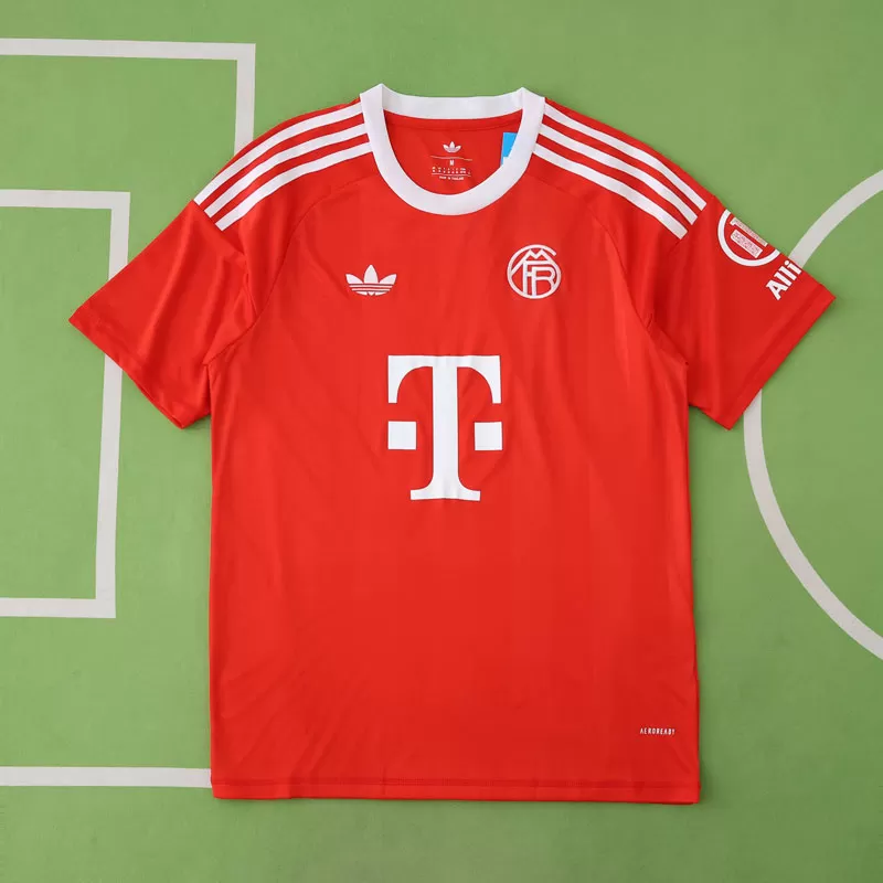 Moški rdeči vratarjev dres Bayern Munich 2025/26 kratek rokav