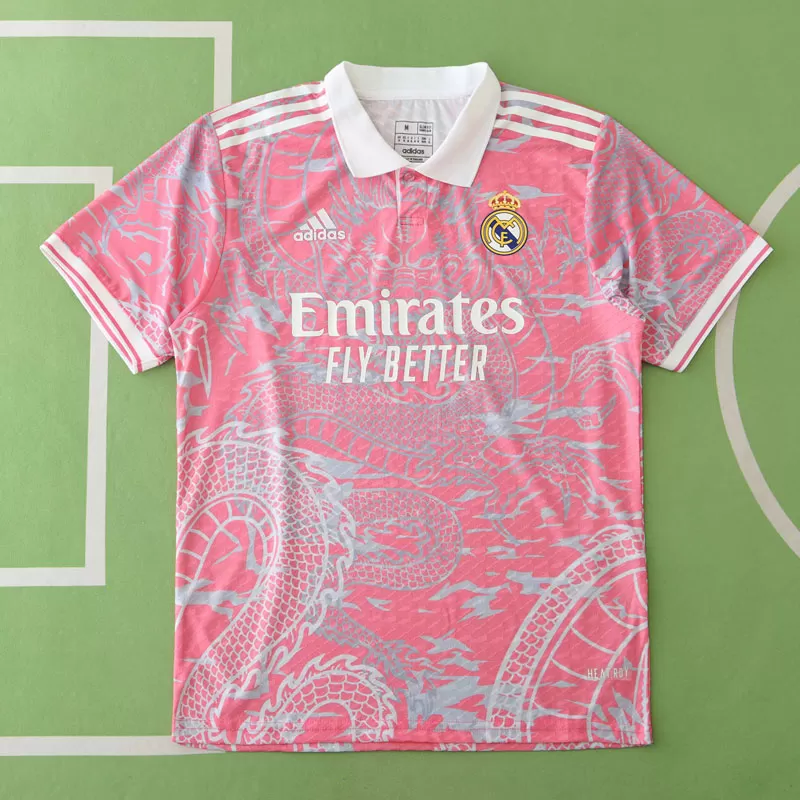 Moški rožnati dres Real Madrid 2024/25 posebna zmajeva izdaja