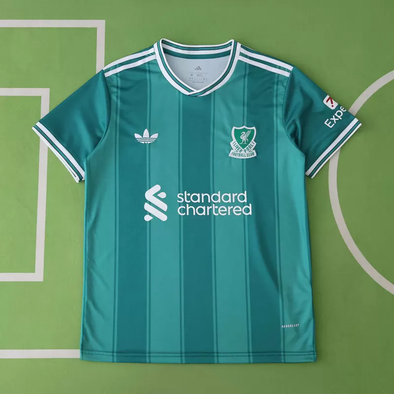 Moški zelena nogometni dres Liverpool 2025/26 tretji