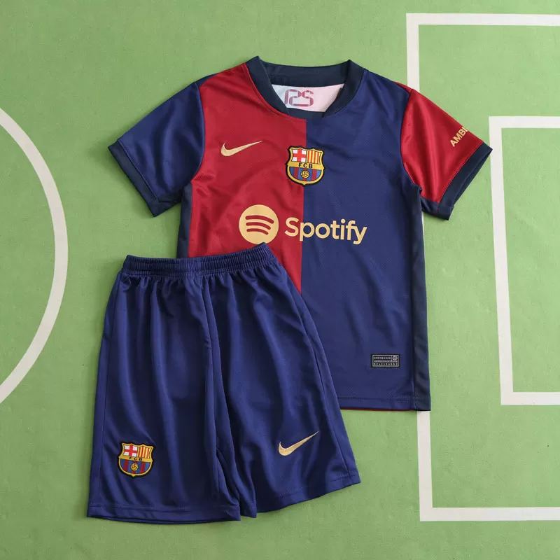 Otroški dres FC Barcelona 2024/25 domači komplet