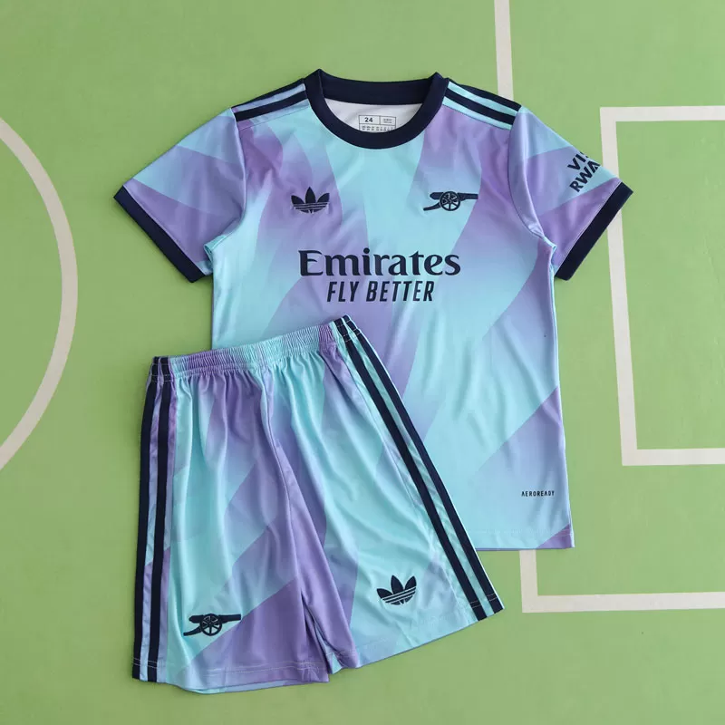 Otroški komplet nogometnega dresa Arsenal 2024/25 tretji dres