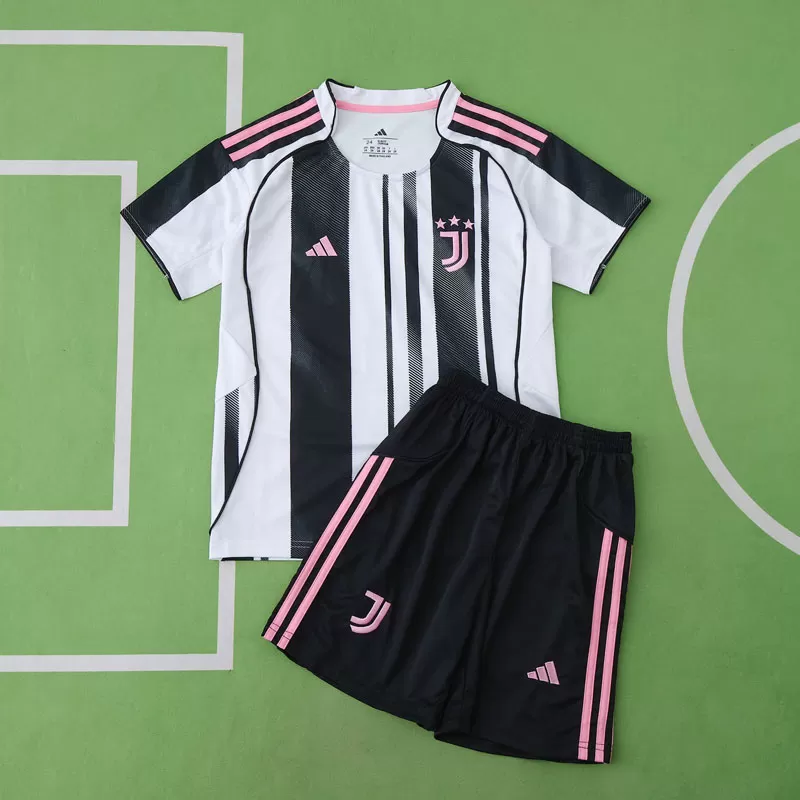 Otroški nogometni dresi Juventus 2025/26 domači