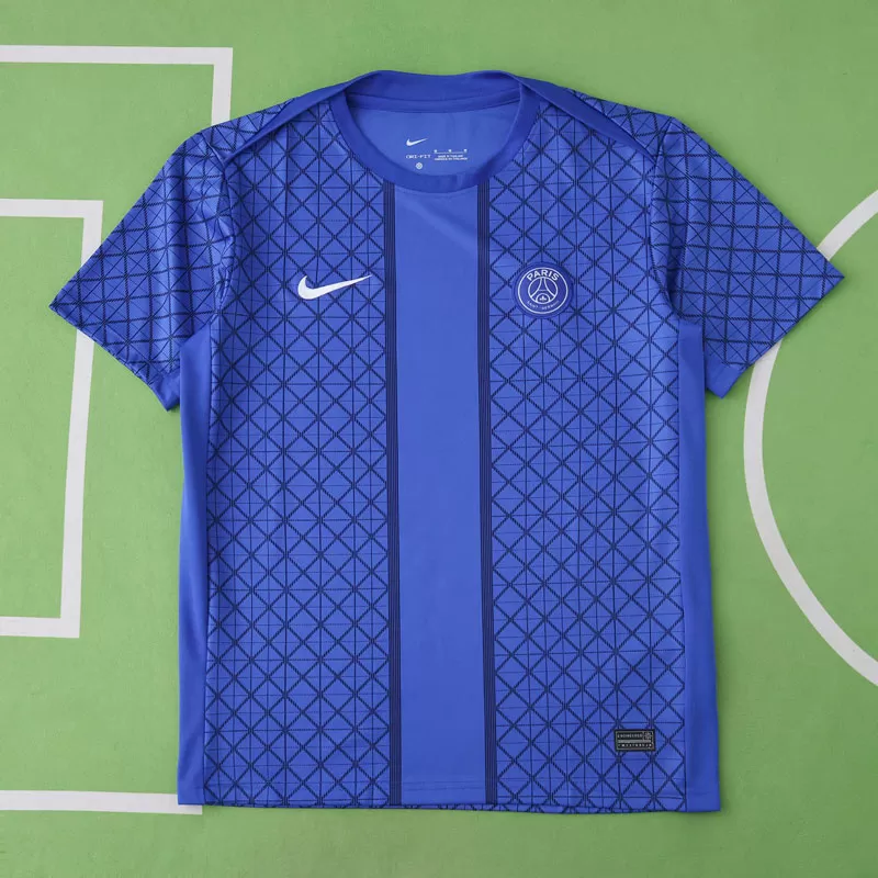 Paris Saint-Germain moški dres pred tekmo 2025-2026 moder