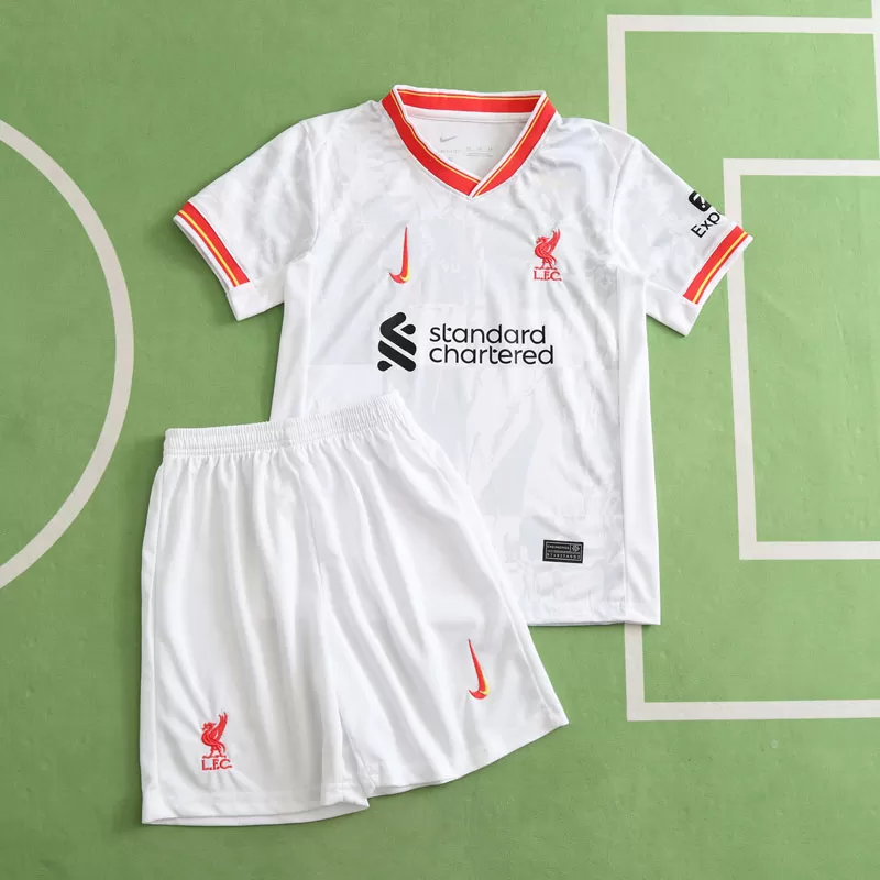Poceni Nogometni Komplet Liverpool 24/25 Tretji dres za otroke