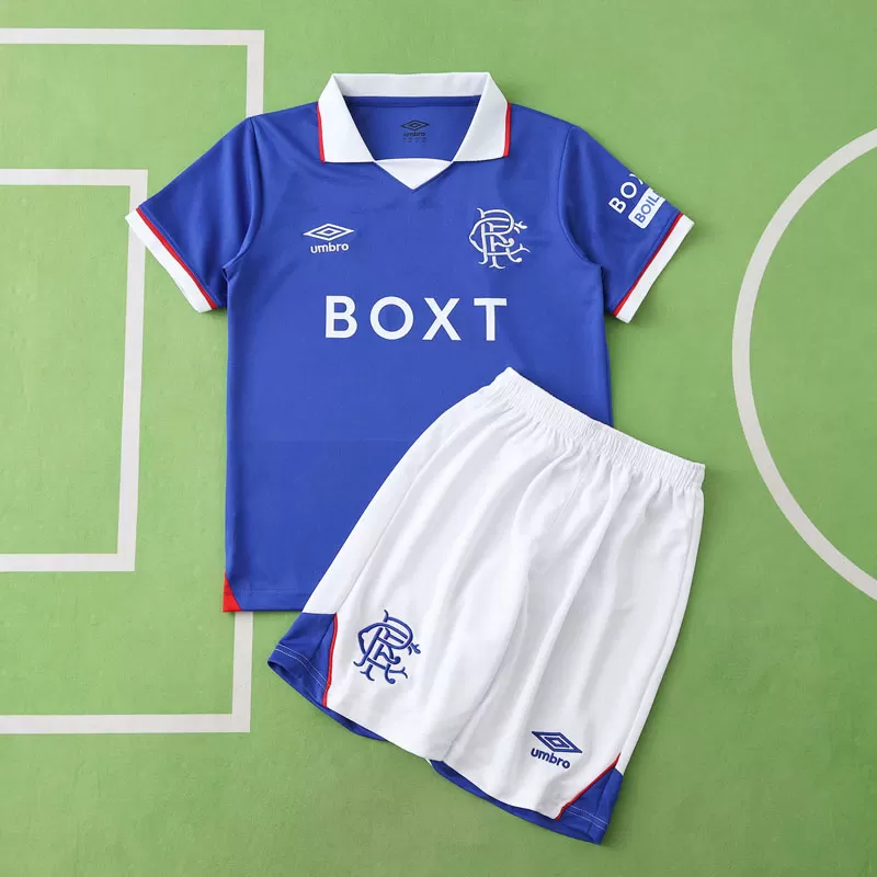 Rangers FC domači otroški komplet 2025/26 z možnostjo personalizacije
