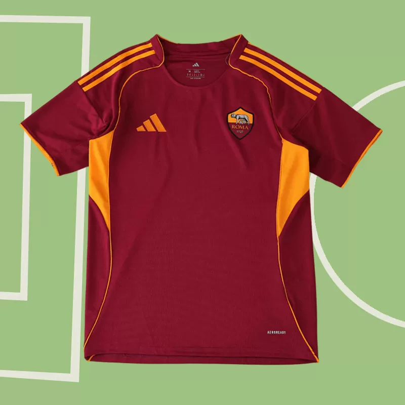 AS Roma domači dres 2025-26 moška nogometna majica