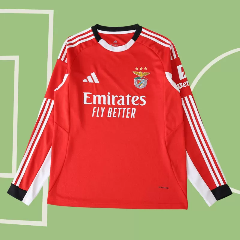 Benfica domači nogometni dres 25/26 z dolgimi rokavi
