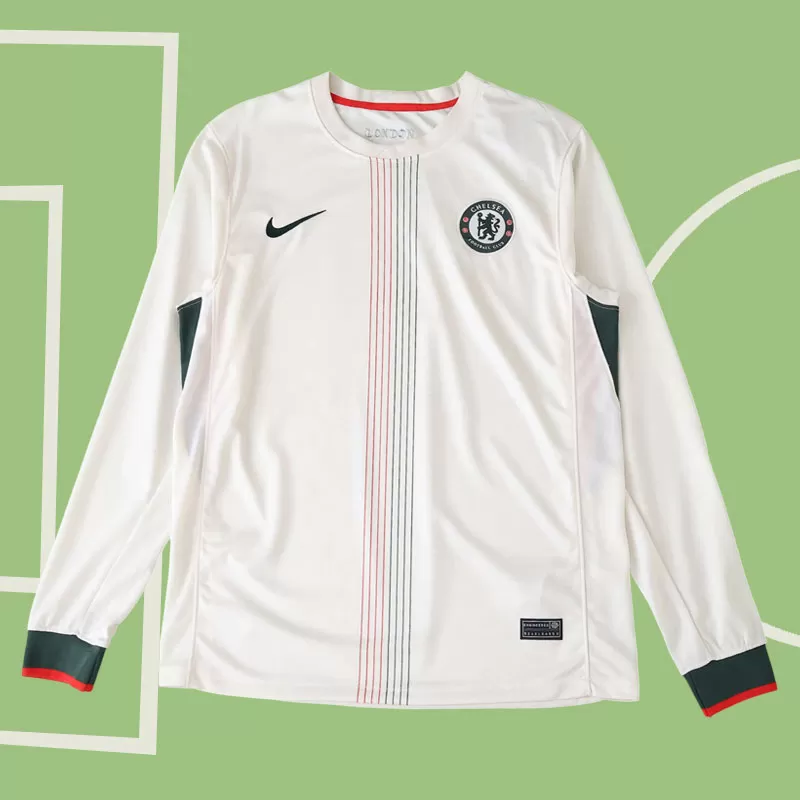 Chelsea gostujoči nogometni dres 25/26 - moška majica z dolgimi rokavi