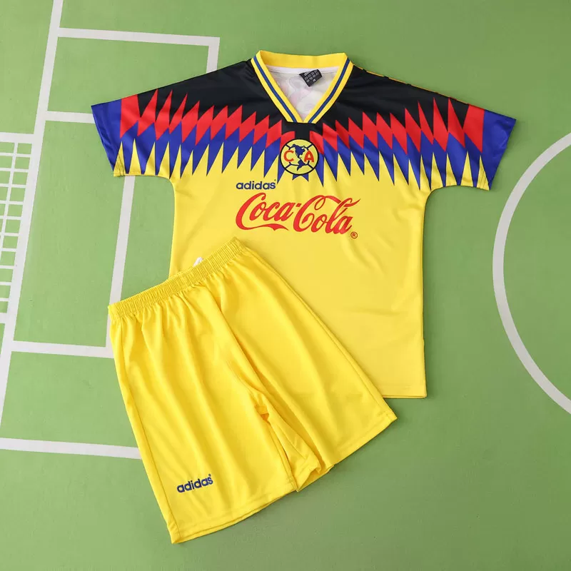 Club América 1994/96 otroški nogometni dresi - retro domači komplet