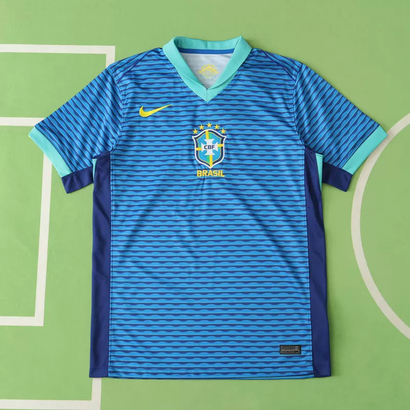 Gostujoči nogometni dres Brazilija 2024 za moške