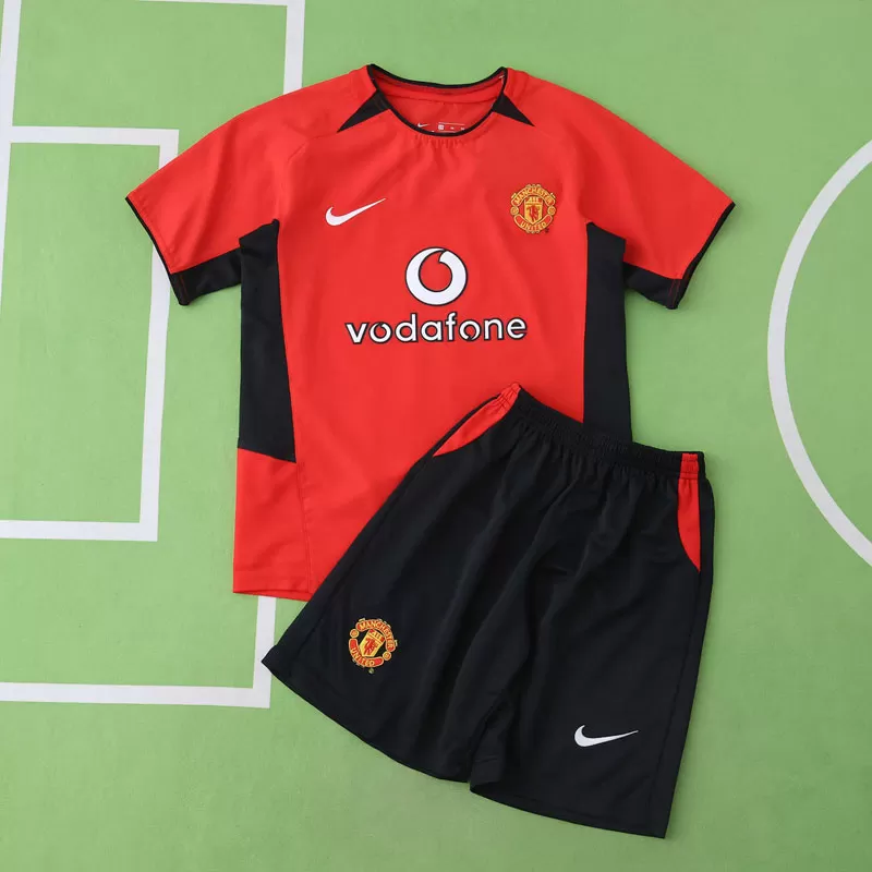 Kupite nogometni dresi Manchester United 2002/04 domači - Otroški retro komplet