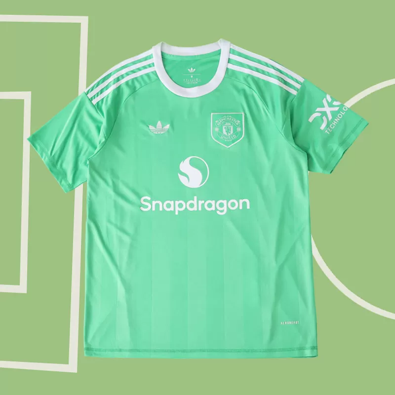 Manchester United nogometni dres vratar 2025/26 zelena majica za moške