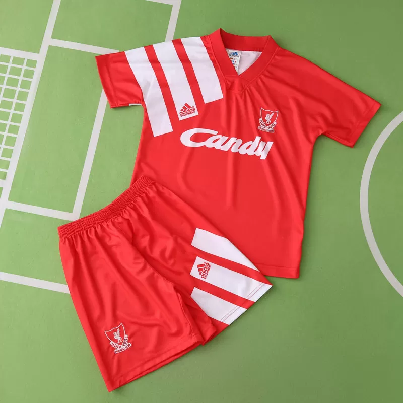 Otroški Liverpool FC domači dres 1991/92 komplet nogometni dresi