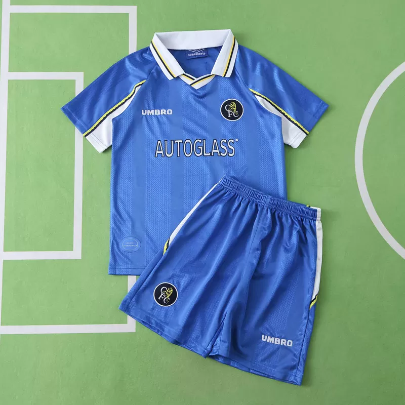 Otroški nogometni dresi Chelsea FC 1997-99 - retro domači komplet