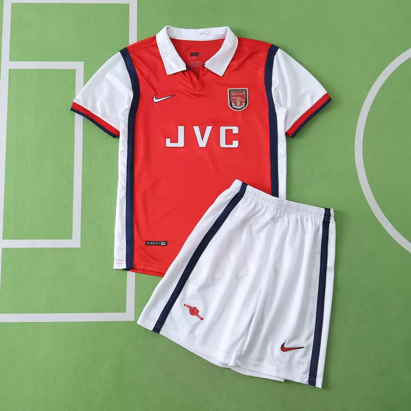 Otroški retro nogometni dresi Arsenal 1998/99 domači