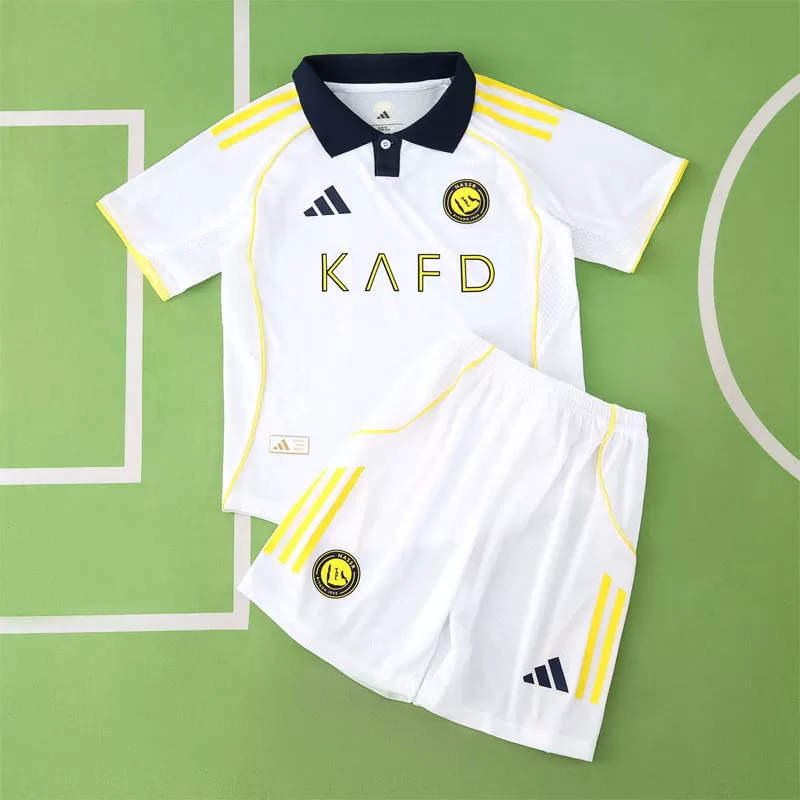 Otroški tretji dres Al-Nassr 2025/26 nogometni komplet