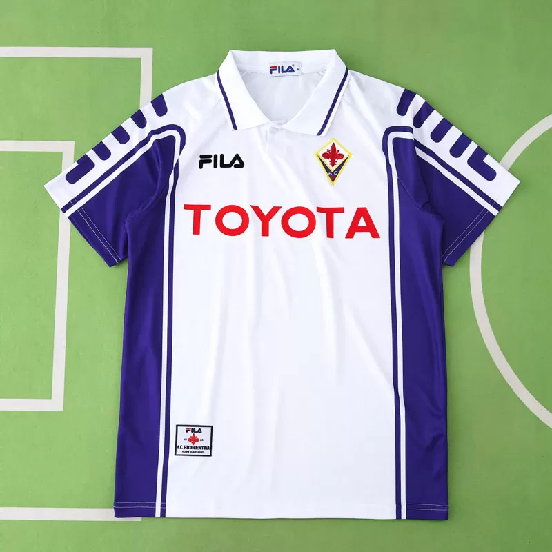 Retro Nogometni Dres ACF Fiorentina 1999-2000 Gostujoči