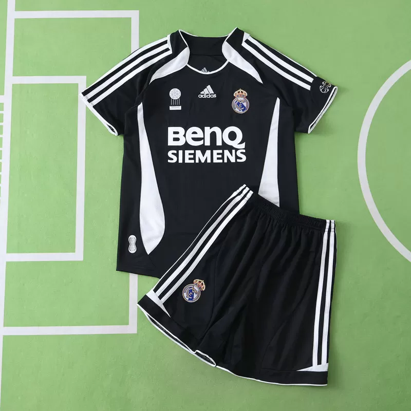 Retro Real Madrid nogometni dresi 2008/09 - Otroški gostujoči komplet