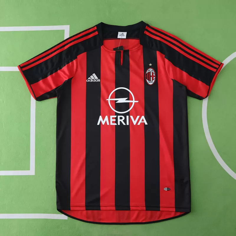 Retro nogometni dres AC Milan 2003/04 domači - moška različica