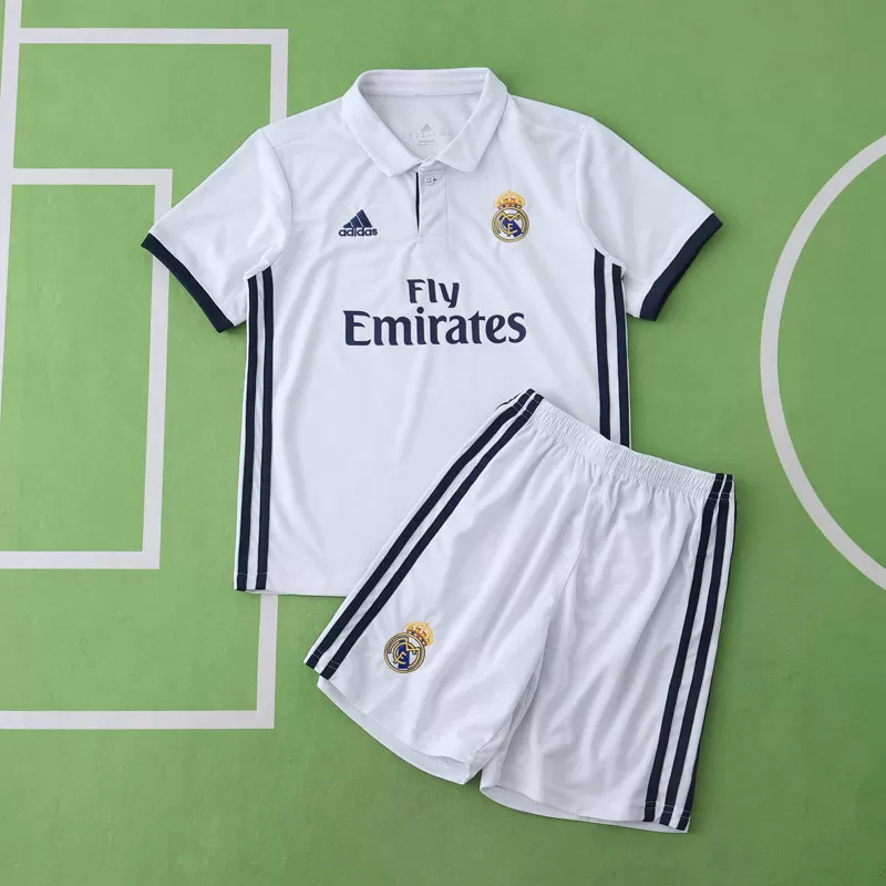Retro otroški komplet nogometni dresi Real Madrid 2016/17 domači