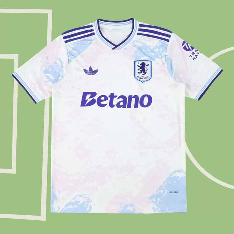 Aston Villa tretji dres 25/26 nogometna majica za moške