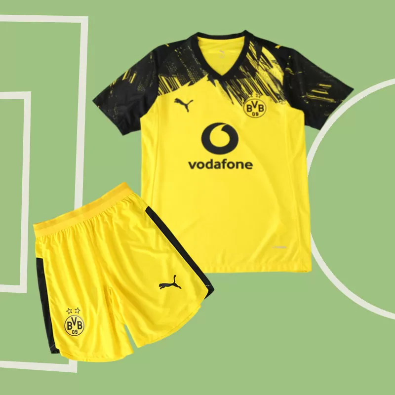 Borussia Dortmund BVB otroški nogometni dres 2025/26 domači - majica in hlačke