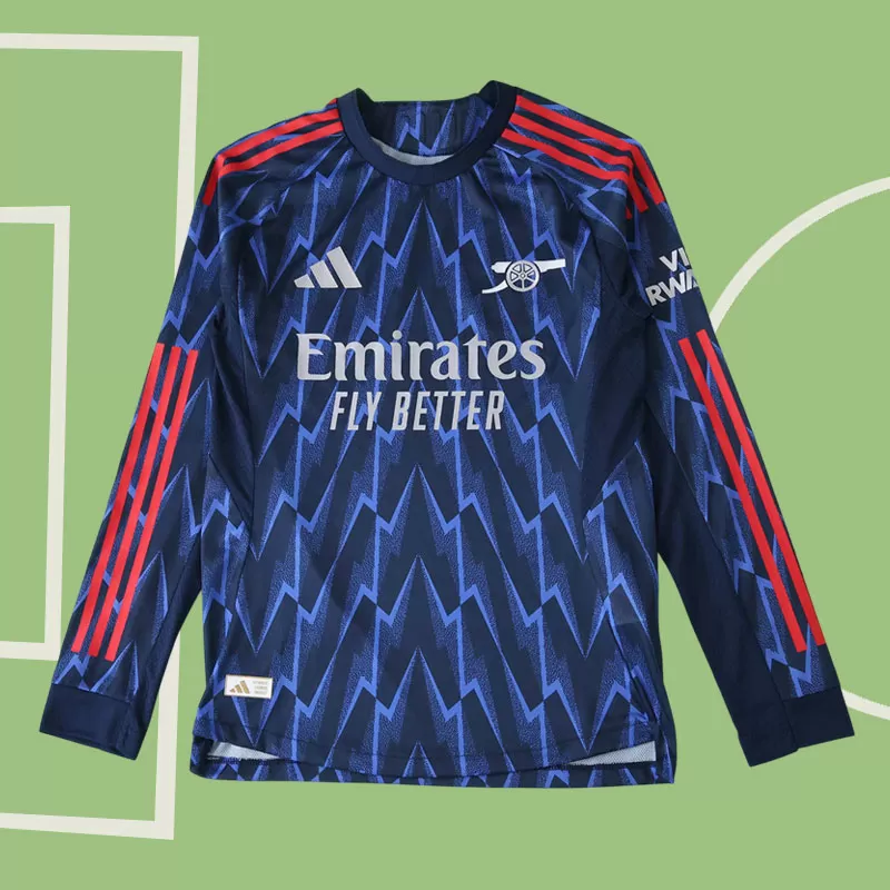 Dolgi rokavi Arsenal dres 2025/26 - moški gostujoči nogometni dres