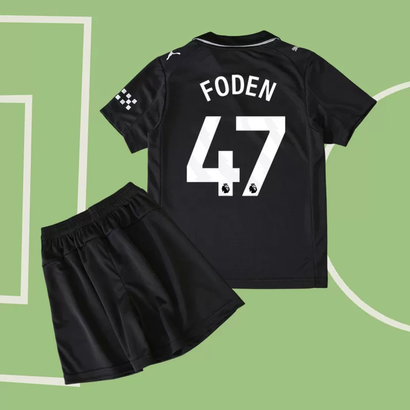 Foden 47 Manchester City otroški gostujoči nogometni dres 2025/26