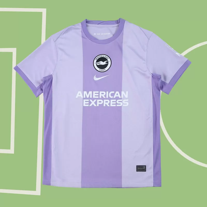 Gostujoči nogometni dres Brighton and Hove Albion 2025/26 za moške