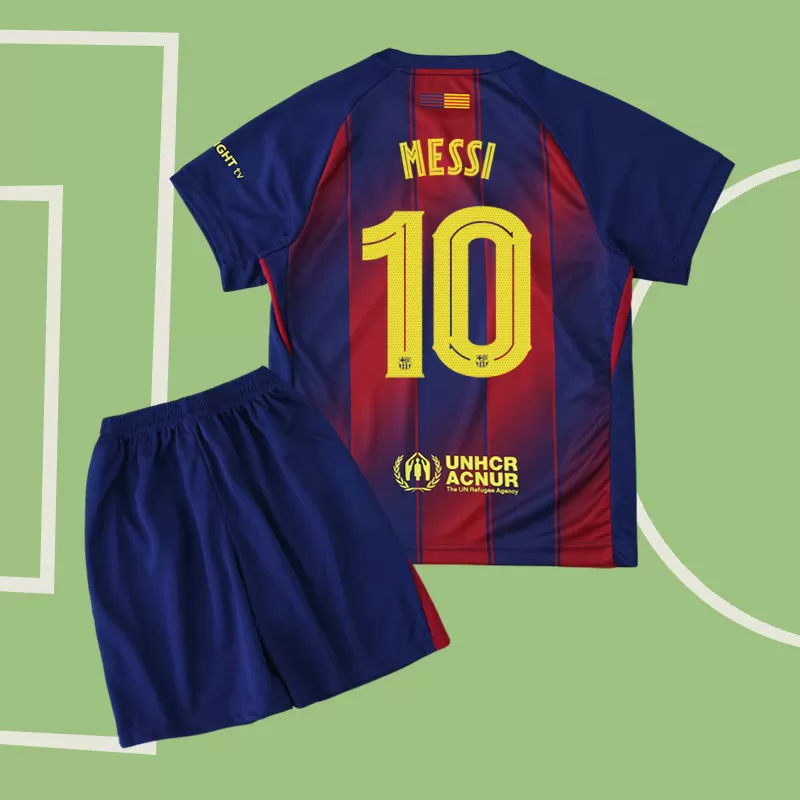 MESSI 10 FC Barcelona otroški domači nogometni komplet 2025/26