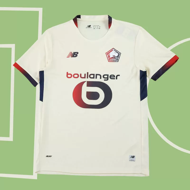 Moški gostujoči nogometni dres Lille LOSC 2025/26 - kratek rokav