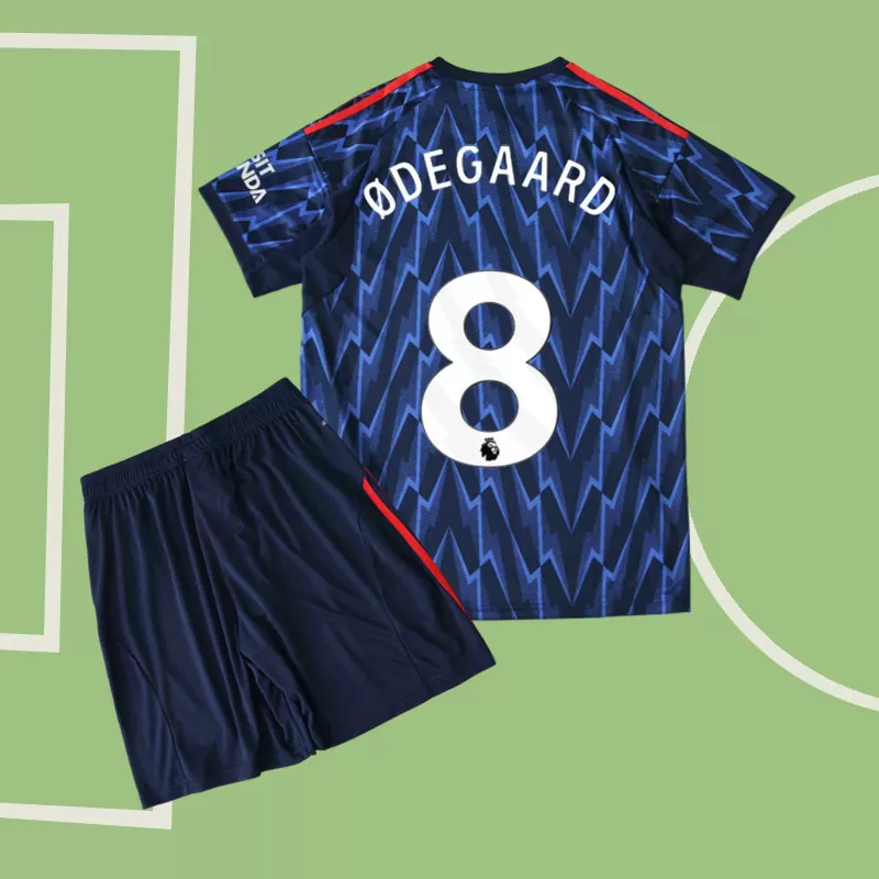 Ødegaard 8 Arsenal otroški gostujoči dres 2025/26 majica + hlače