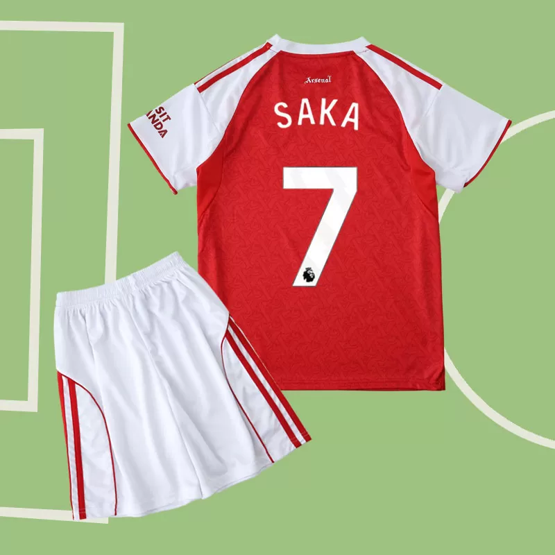 Otroški domači nogometni komplet SAKA 7 Arsenal FC 2025/26