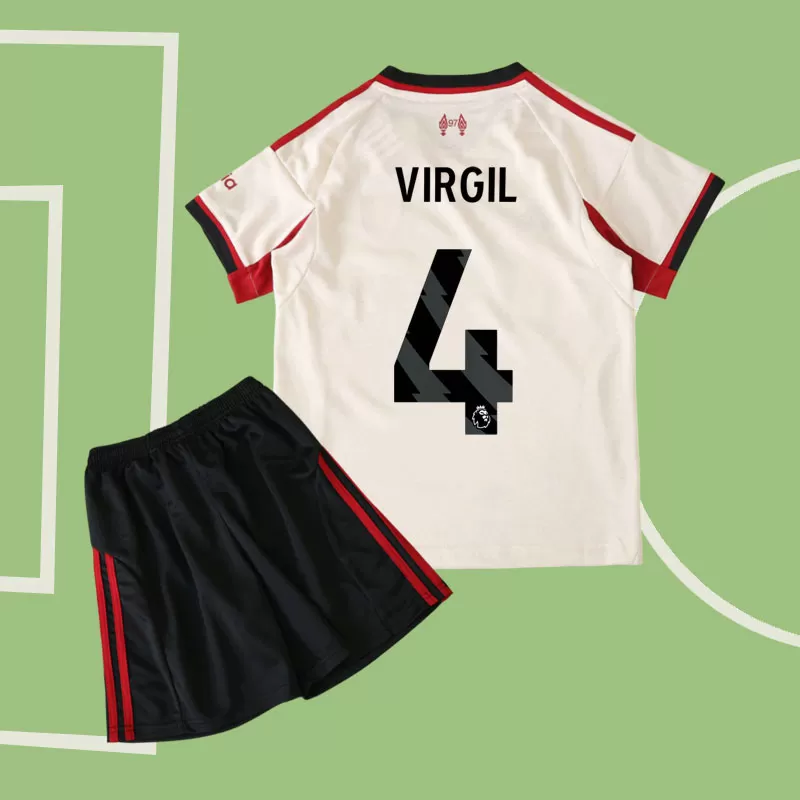 Otroški nogometni dres Liverpool 25/26 away - Virgil van Dijk 4