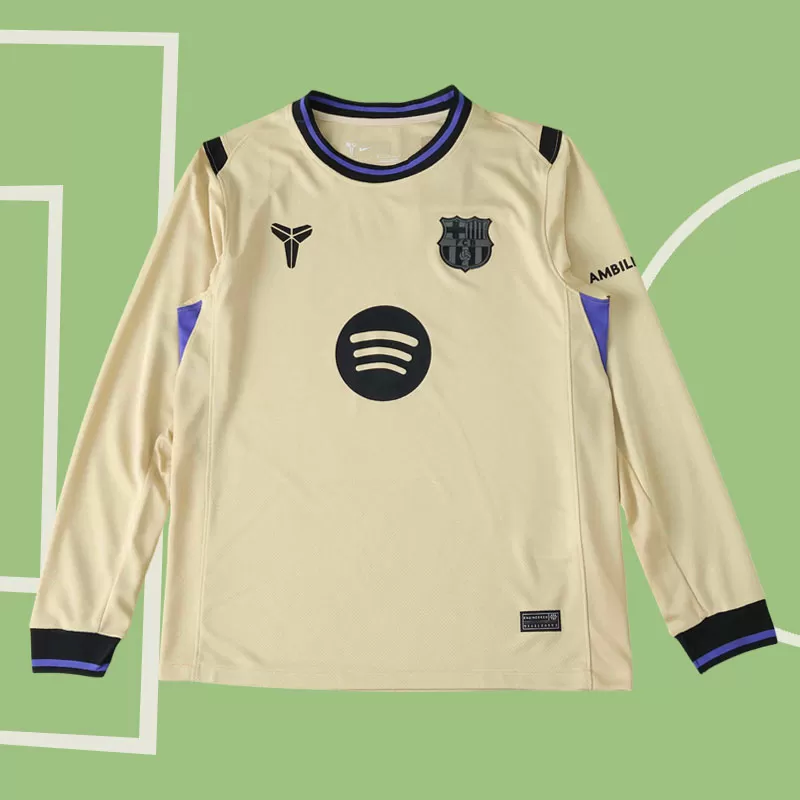 Gostujoči nogometni dres FC Barcelona 25/26 moška dolga majica