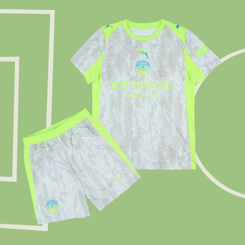 Manchester City otroški tretji nogometni dres 2025/26 - majica + hlače