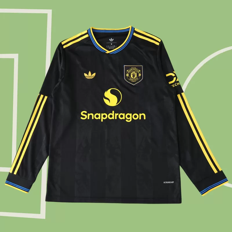 Manchester United 2025/26 moški tretji nogometni dres dolg rokav