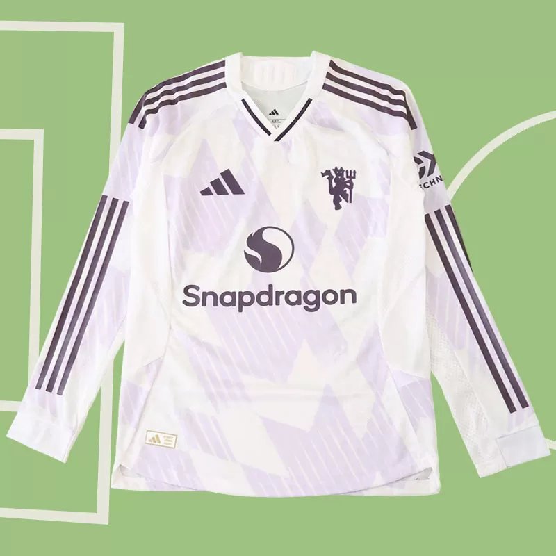 Manchester United dolgi rokav nogometni dres 2025/26 gostujoči